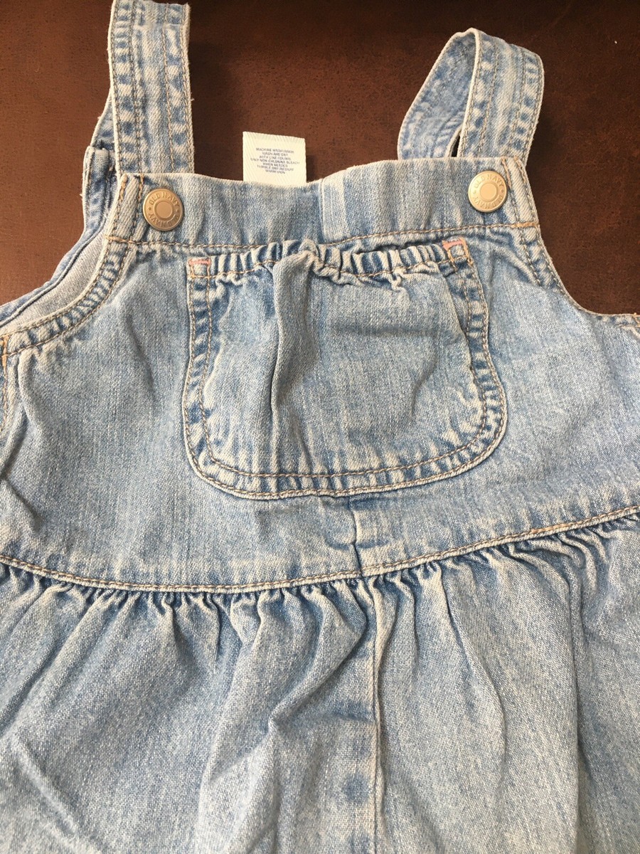 old navy denim jumper dress Old Navy Dark Denim Henley Button Jumper Dress 4T Cute!!