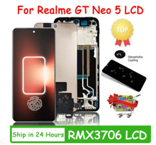 LCD Display Screen Touch Digitizer Frame Original For Realme GT Neo 5 RMX3706
