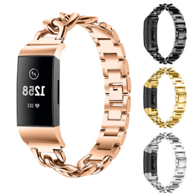 For Fitbit Charge Stainless Steel Watch Link Band Strap Bracelet