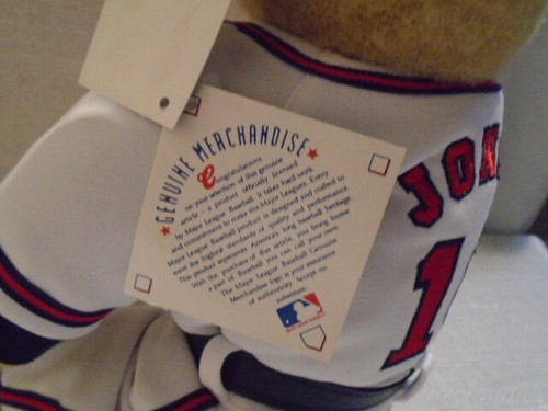 Chipper Jones Atlanta Braves Cooperstown Baseball All Star Teddy Bear 37/2000 - Picture 7 of 9