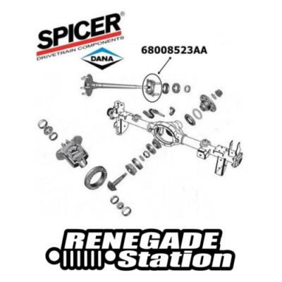 Jeep Wrangler JK Halter Simmerring Steckachse Dana 44 Hinterachse Spicer 07-18