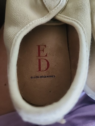Ellen Degeneres Canvas Slip On Shoes WOMENS SZ 9 M Sand No Lace Casual NEW - Picture 7 of 7