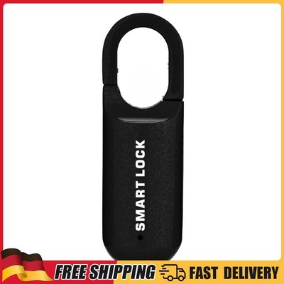 M01 Fingerprint Padlock USB Smart Keyless Travel Case Drawer Lock (Black)