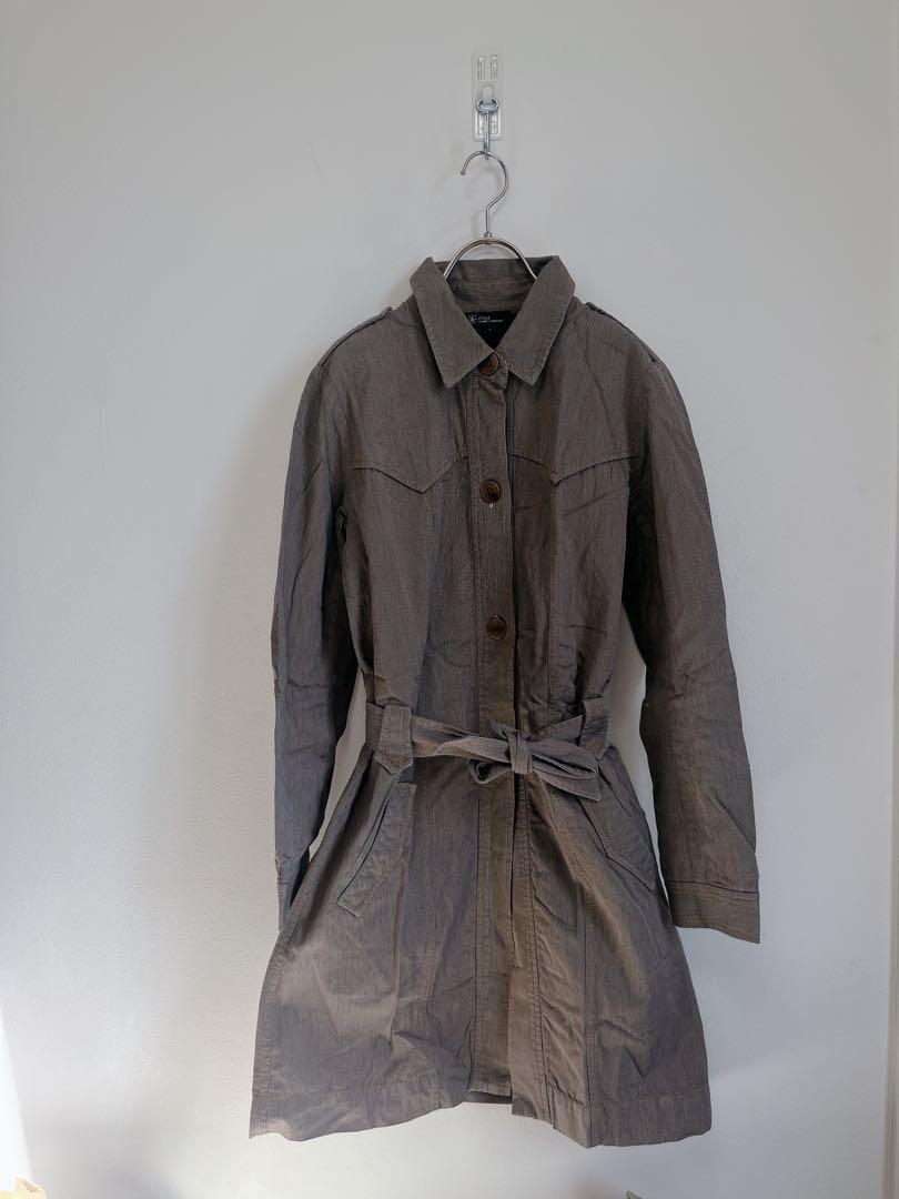 ISABEL MARANT ETOILE Women's Belted Button Closure Trench Coat