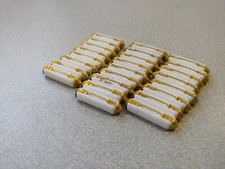 25 NEW ORIGINAL PORSCHE 356B 356C 911 930 914 924 928 944 WHITE 8A CERAMIC FUSES