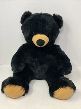 WISHPETS JUNIPER  18” Black Teddy Bear Plush Soft Fluffy  #45136