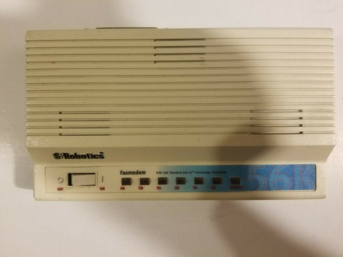 US Robotics 0701 or 0648 Sportster 56K Fax Modem No Power Supply - 第 1/4 張圖片