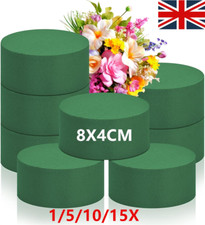 1-10x Round Floral Foam Blocks, Wet and Dry Foam Bricks for Fresh and Artificial