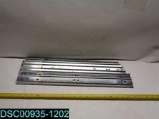 Qty =6 (3 PAIRS): Soft Close Drawer Slides Ball Bearing 22-3/4" x 1-3/4" X 1/2"