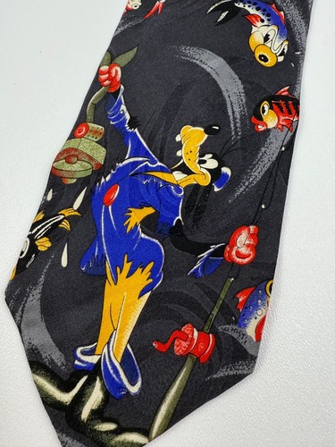 Atlas Design Disney Men 100% Silk Goofy Traditional Neck Tie Multicolor NWOT - Picture 3 of 7