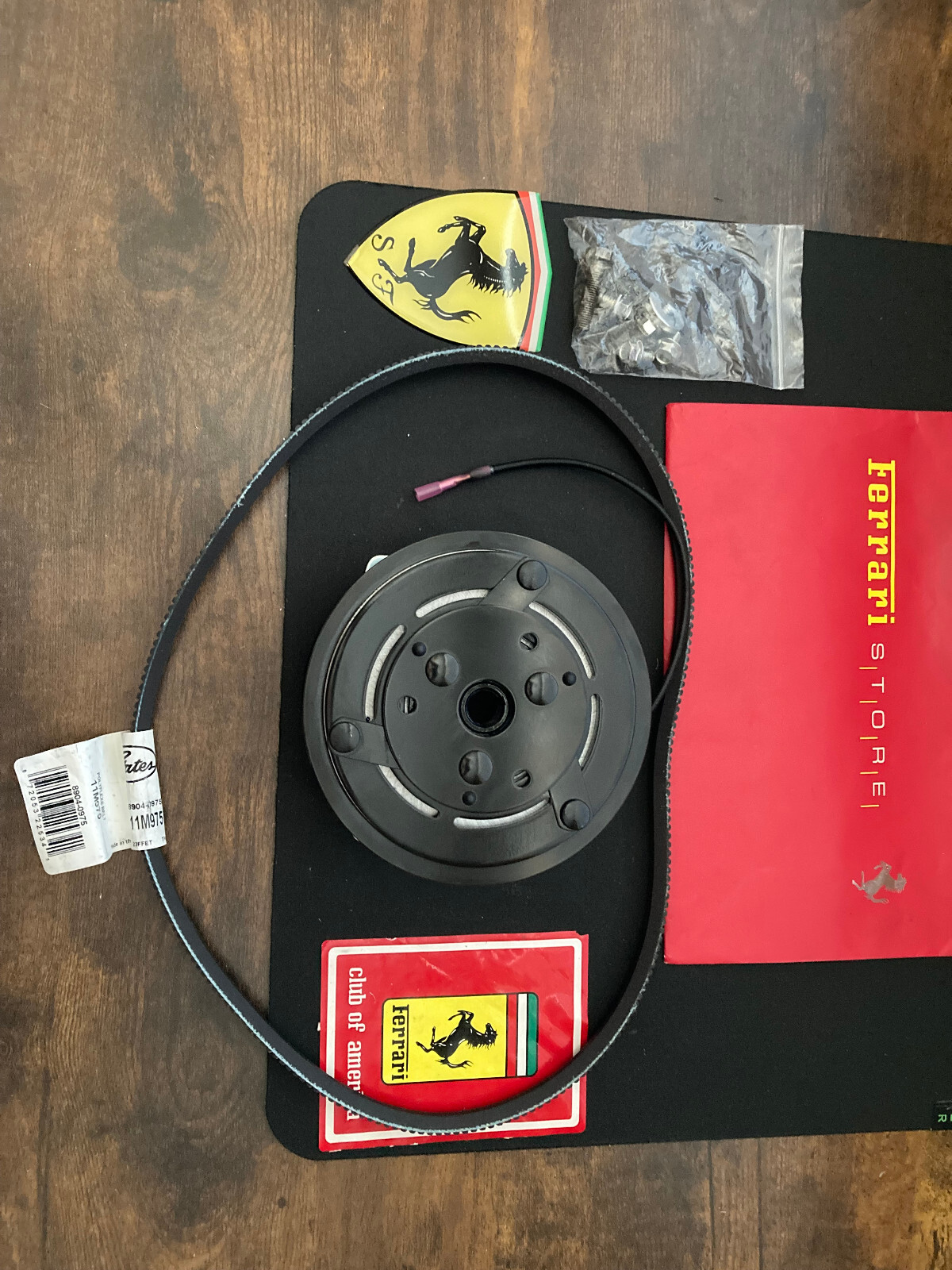 Ferrari 208,308,328,Mondial A/C Clutch/ Dual Pulley P/N 105148