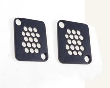 (2 PACK) PROCRAFT D-VENT D Type Panel Mount Plate with Round Vent Holes
