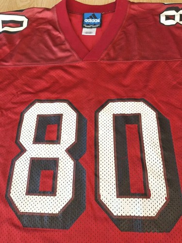 Sz XL -Vtg San Francisco 49ers NFL Adidas Jersey #80 Jerry Rice Football Jersey - Picture 9 of 10