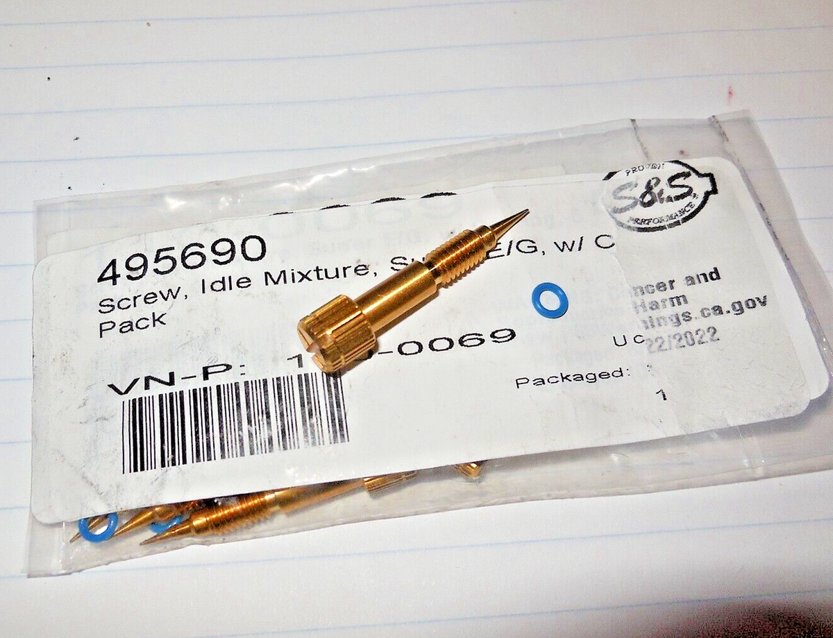 OEM S&S Idle mixture Screw & oring SUPER E SUPER G SUPER B | eBay