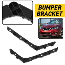 2X & Left Right Rear Bumper Cover Support Bracket For 2013-2019 Nissan Sentra