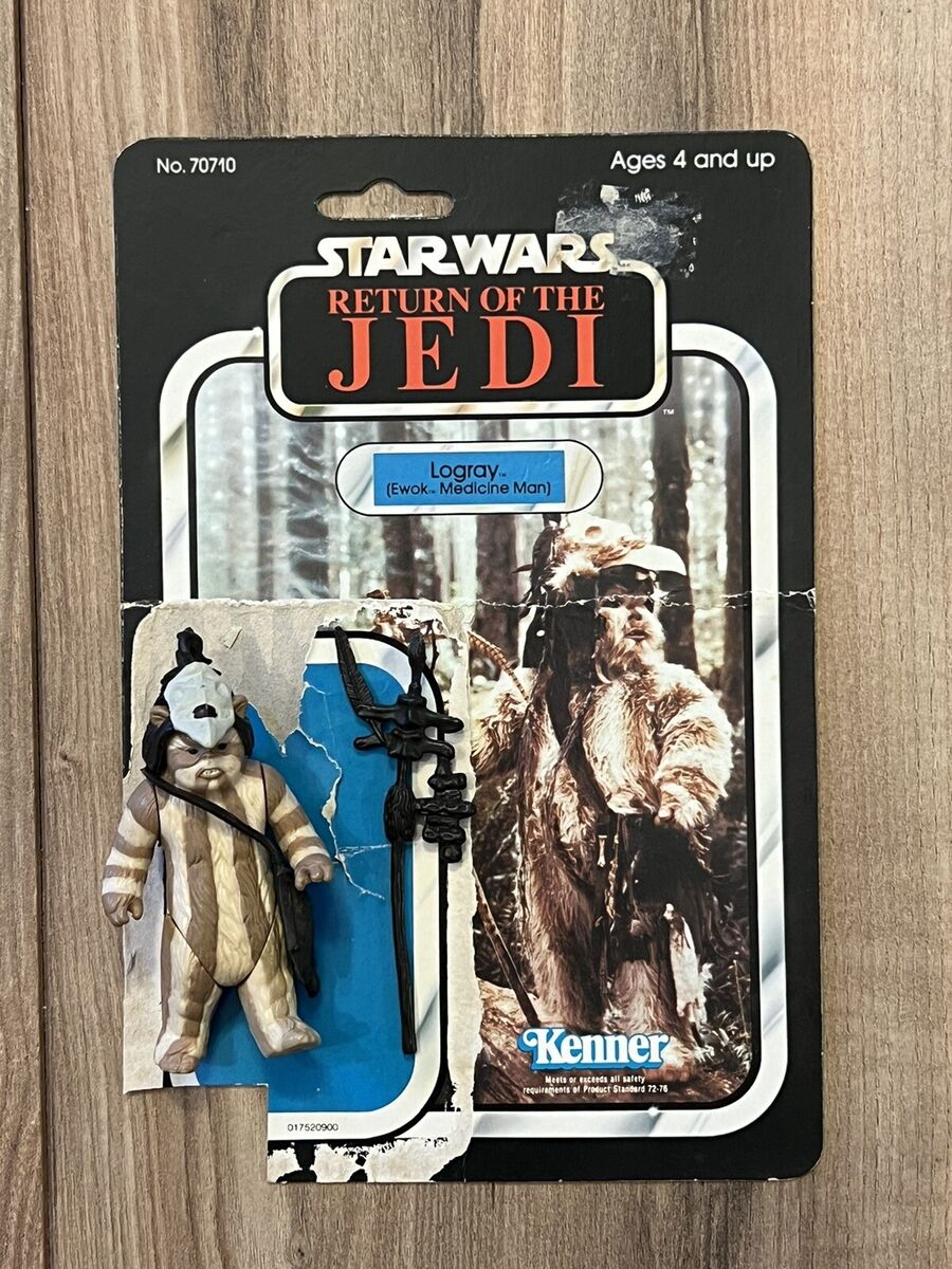 Vintage 1983 Kenner Star Wars ROTJ Logray Complete W/ 65