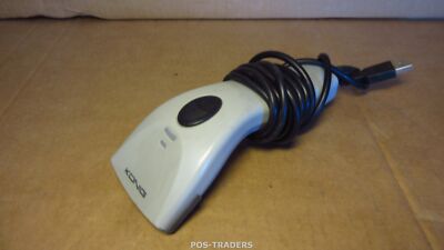 KONIG CMPBARSCAN21 CCD USB Handheld 1D Barcode Scanner Reader White POS + Cable