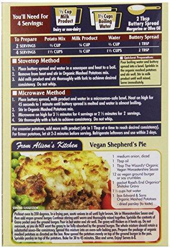 Edward Sons Organic Mashed Potatoes Home Style, Ounce Boxes