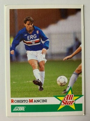 *VERY RARE* Roberto MANCINI Sampdoria Score 1992 ALL STARS N.419