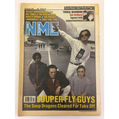 NEW MUSICAL EXPRESS NME MAGAZINE 13 OCTOBER 1990 npbox0046 THE SOUP DRAGONS LS
