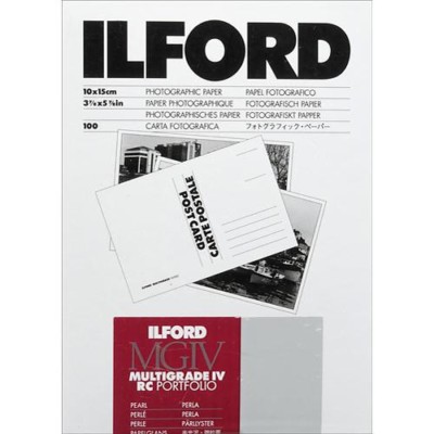 Ilford Multigrade IV RC Portfolio Postcard Paper 4x6'' Pearl 100 Sheet (1856084)