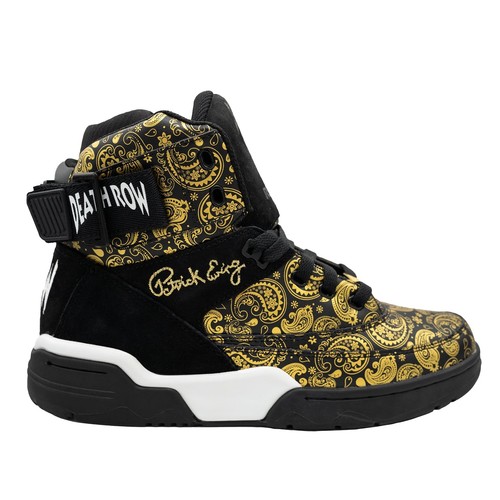 patrick ewing shoes black and yellow