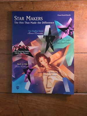 Star Makers Hits Thats Made The Difference Piano Vocal Chords Music Book (2121)