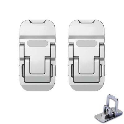 2Pcs Alloy Foldable Keyboard Riser Dual Tilt Angle Adjustable Keyboard Lift M...