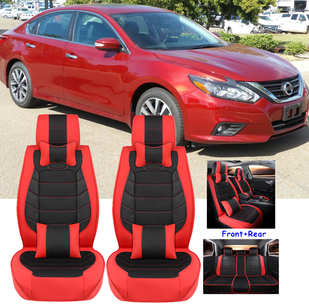 Leather Car Seat Cover Front&Rear Full Set Car Seats Cushion For Nissan Altima