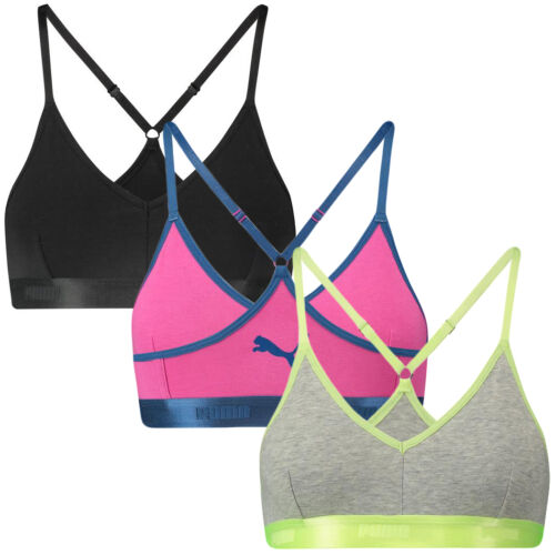 PUMA Women's Bralette Comfort Control Bra/Gym Top - Available in 3 Colours - Picture 1 of 7