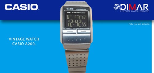 Vintage Watch Casio A200 Futurist. QW.1604 Año. 1998 | eBay