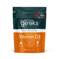 Vitamin D 4000IU Tablets | 365 Vitamin D3 Supplements Max Strength for Immunity