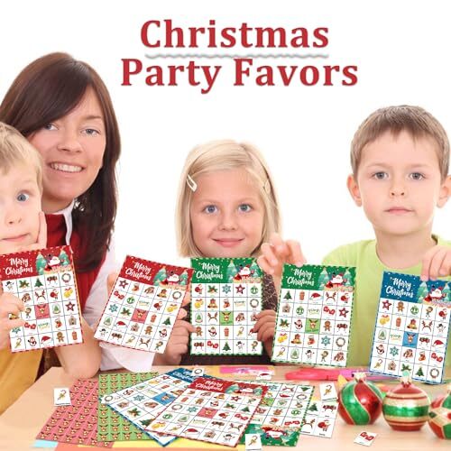 Kerst Bingo Spel Voor Volwassenen - Kerst Bingo Familie Spellen voor