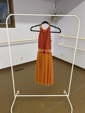 Girl's Dance Costume, Curtain Call, Child's X-Large, Rust, New