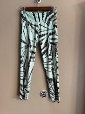 Justice Girls Leggings and Sports Bra Set Size XL 16-18 Dark Blue/Light Blue