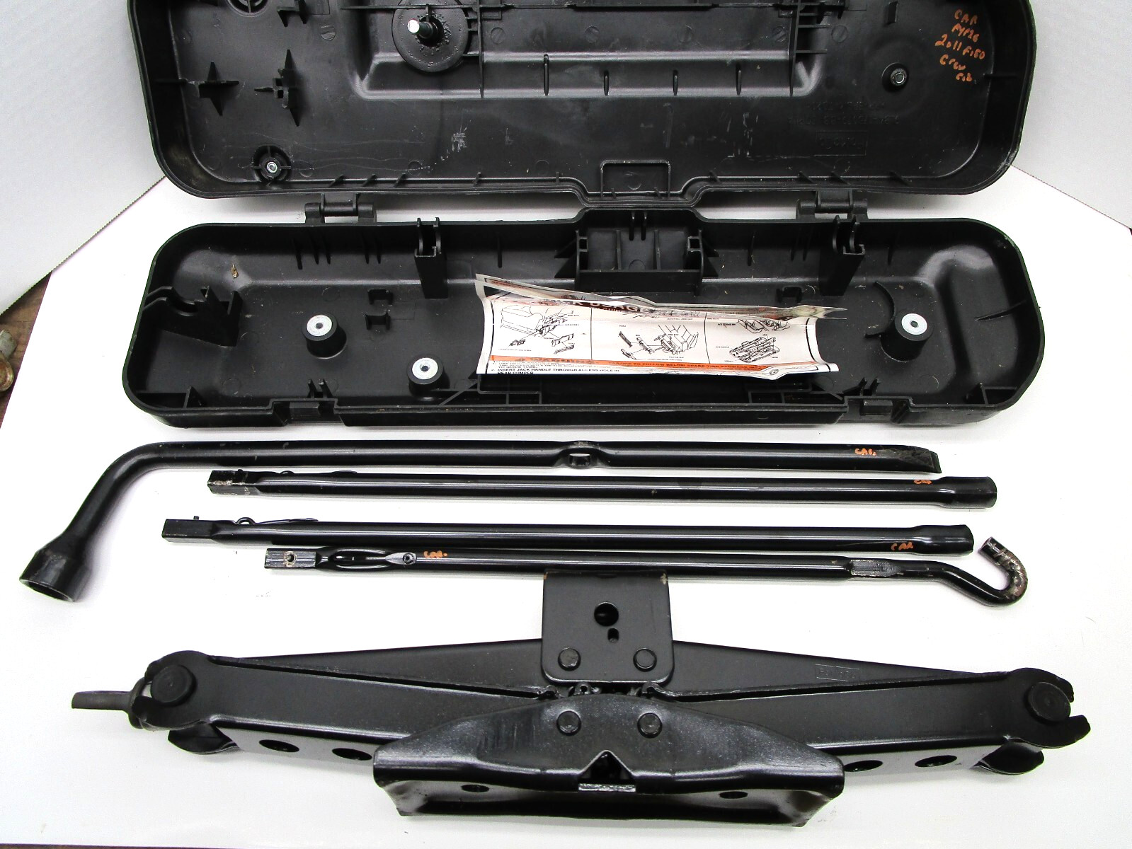 09 10 11 12 13 14 FORD F150 CREW CAB EMERGENCY JACK KIT WITH TOOLS WITH BOX OEM