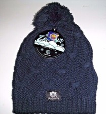 NEW Womens One Size NCAA Auburn Tigers Womens ZEPHYR Beanie Knit Winter Hat NAVY