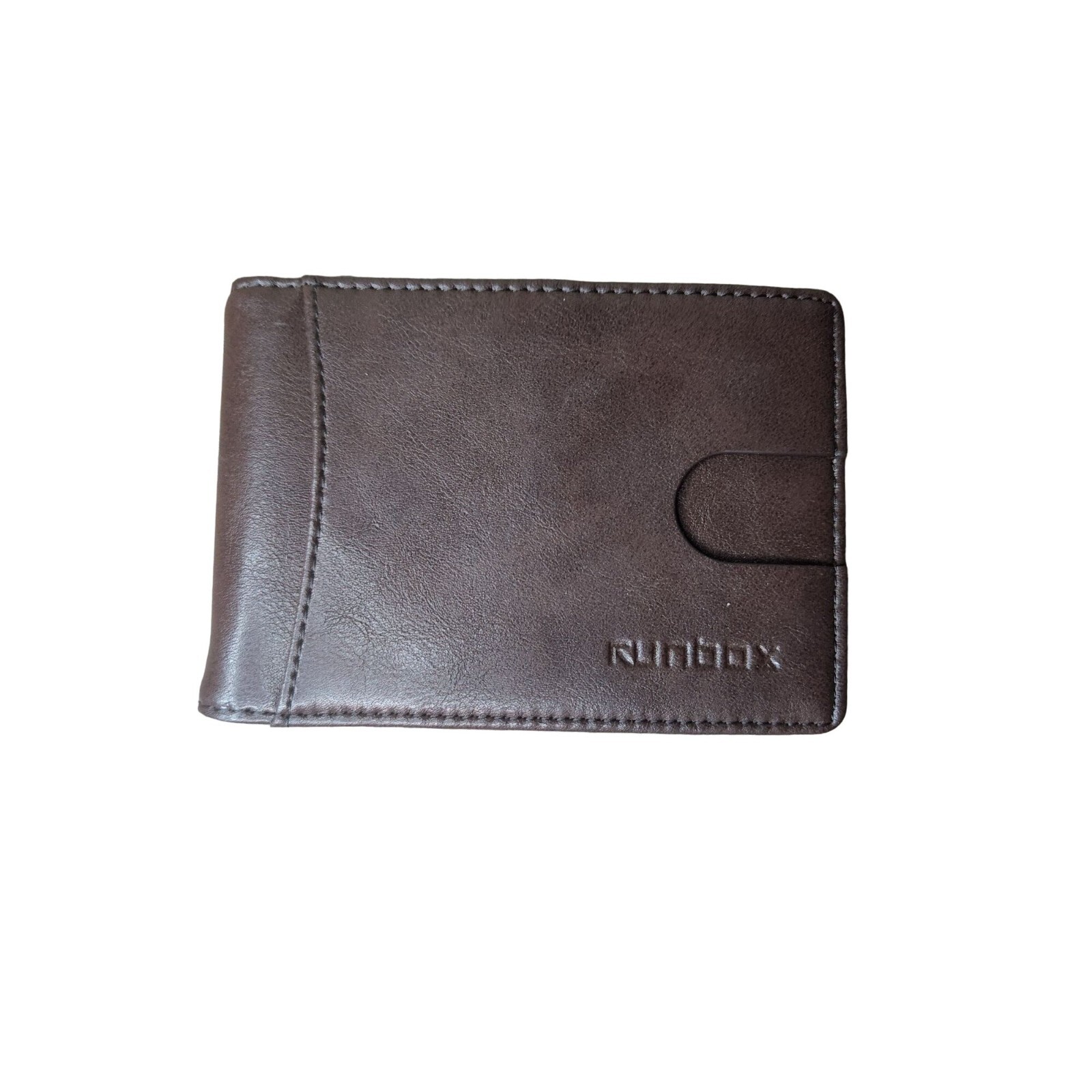 RUNBOX Minimalist Slim Wallet for Men with Money Clip RFID Blocking Front Pocket