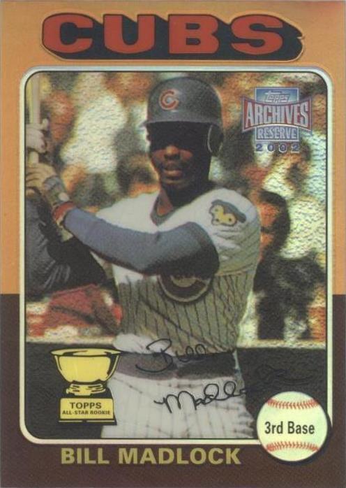 2002 Topps Archives Reserve - Bill Madlock #5 - 1 of 1