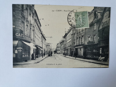 Carte Postale Ancienne CPA 14 Caen – Rue Saint Pierre (dos Non Divisé), Années 1900