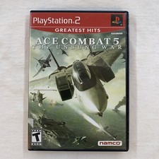 Ace Combat 5: The Unsung War (Sony PlayStation 2, 2004) CIB Tested