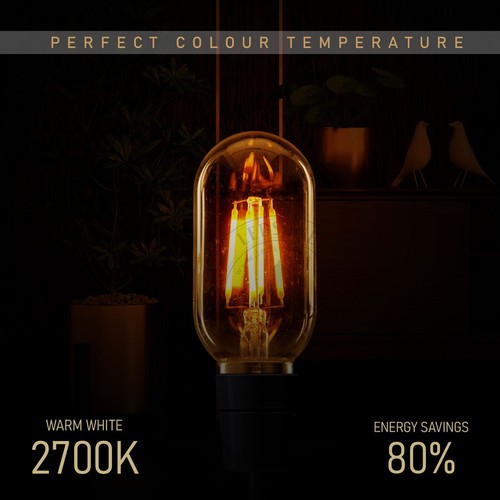 E14/E27 Edison Bulbs 2/4/6/8W Filament Bulbs C35/ST64/G80/G95/G125/T45/T185 Lamp - Picture 63 of 72