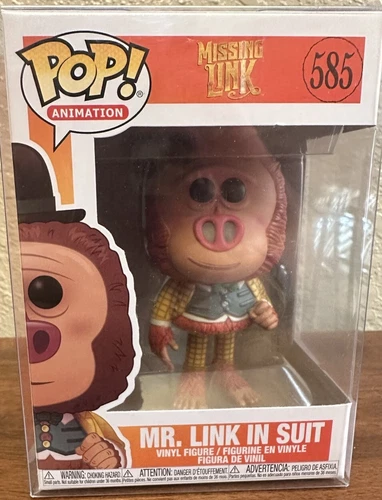 Funko Pop Missing Link: Mr. Link In Suit #585 Vinyl Figure New W/ Protector