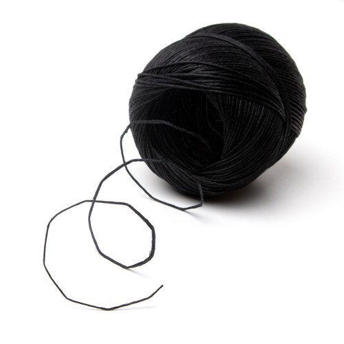 3 Pack 20lb Natural Polished Thin Hemp Twine Crafting/Jewelry 300ft Roll Black - Picture 4 of 11