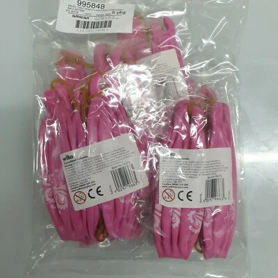 AMSCAN 18 Punchball Latex Balloons butterfly Wilko Colour Pink