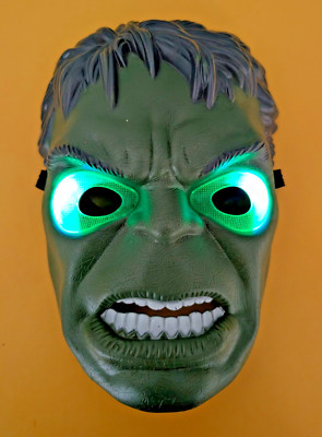 Unglaubliche Hulk Maske mit blinkendem Licht Augen für Kinder. Halloween. lustiges spielzeug