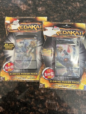 REDAKAI  ''X-DRIVE POWER PACK''.CONQUER THE KAIRU (2 Packs)