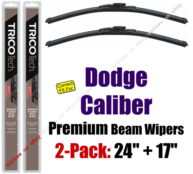 Wipers 2Pack Premium Wiper Beam Blades fit 20072012 Dodge Caliber