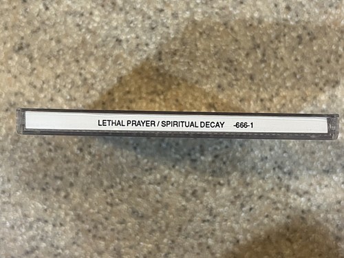 Lethal Prayer Spiritual Decay Cd 1996 First Pressing Mint Vital Remains Infester - Picture 10 of 10