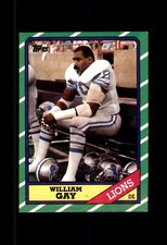 1986 TOPPS FOOTBALL CARD DETROIT LIONS #251 WILLIAM GAY